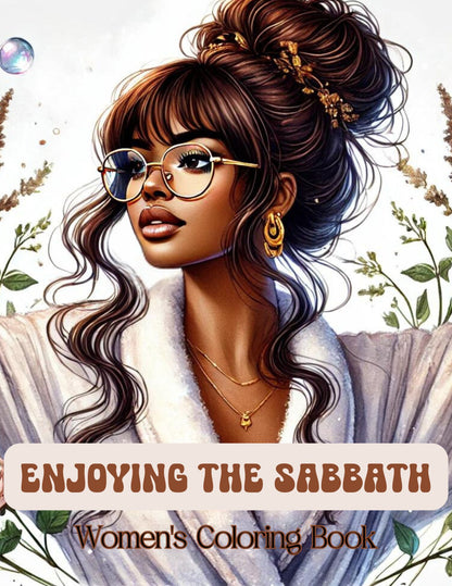 Enjoying the Sabbath: Women's Coloring Book